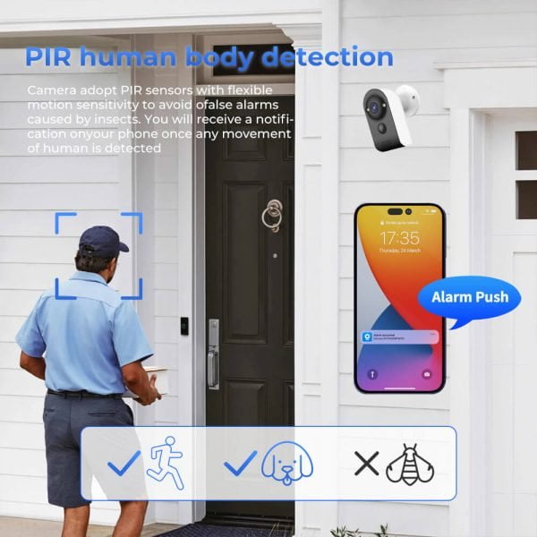 Battery Powered 5MP WiFi Camera CCTV - Image 4