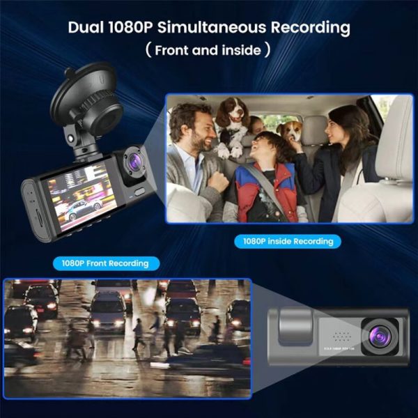 3 Camera Lens Dash Cam - Image 2