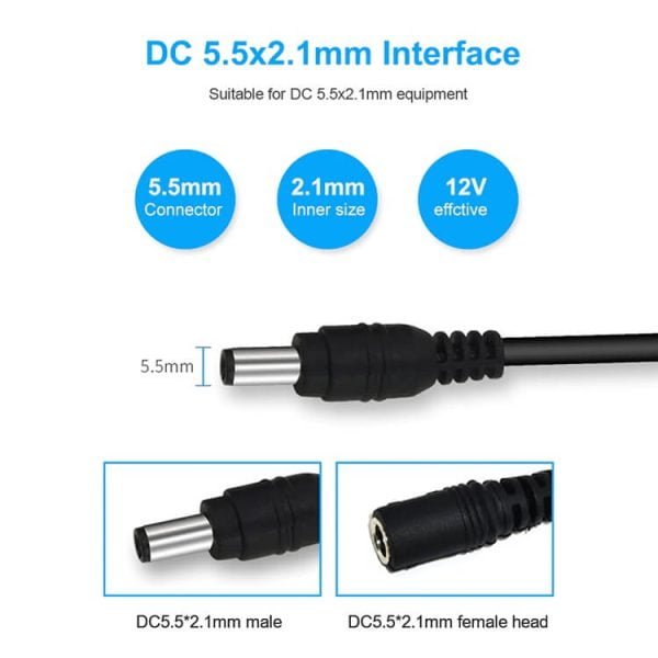 DC Power Extension Cable 5M - Image 6